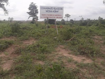 VENTE DE TERRAIN AVEC ACD BINGERVILLE AKOUAL-AGBAN