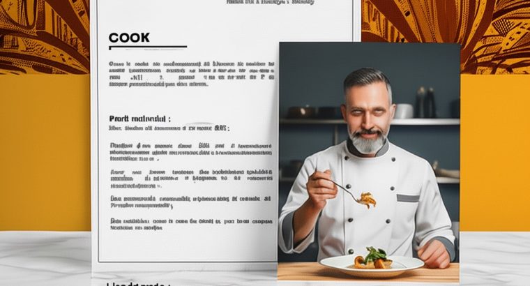 Recrutement d’Un Cuisinier