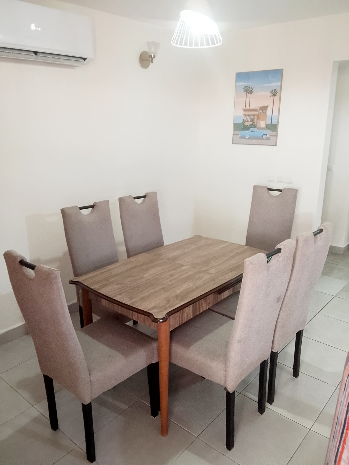 Appartement 3 pièces entièrement meublé à ANGRE CITE CNPS